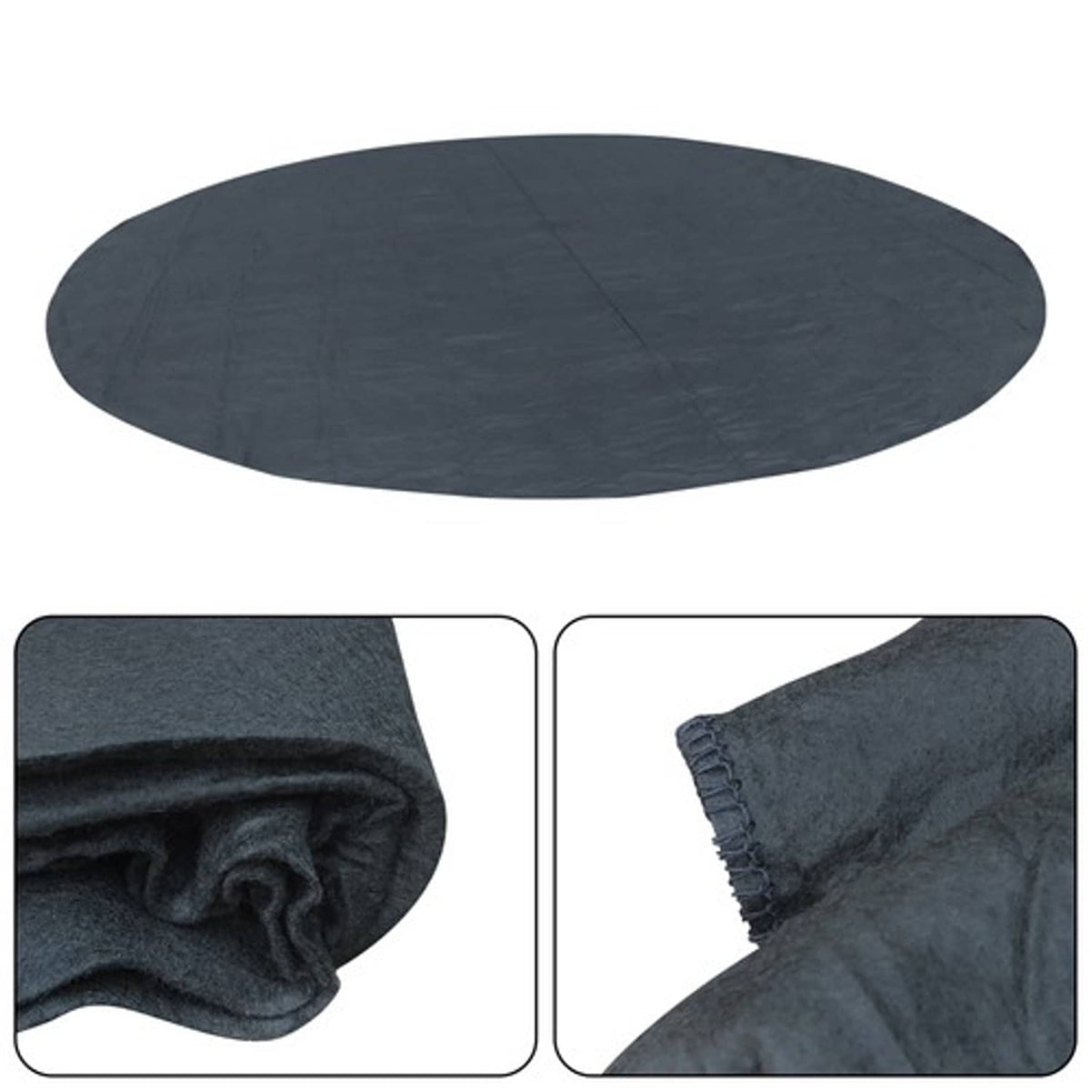 Solid Spare Round Outdoor lnflatable Hot Tub Mat Pool Liner Pad for Above Ground Pools 15FT