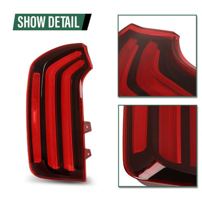 Solid Spare LED Tail Light Assembly Outer Left Side Fit For 2020-2022 Kia Telluride EX/SX