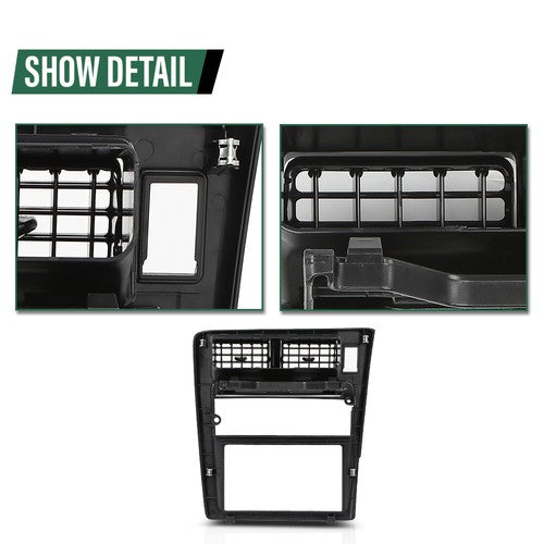 Solid Spare For 95-97 Toyota Tacoma Dash Center Air Vent Radio Bezel Trim Panel Cup Holder