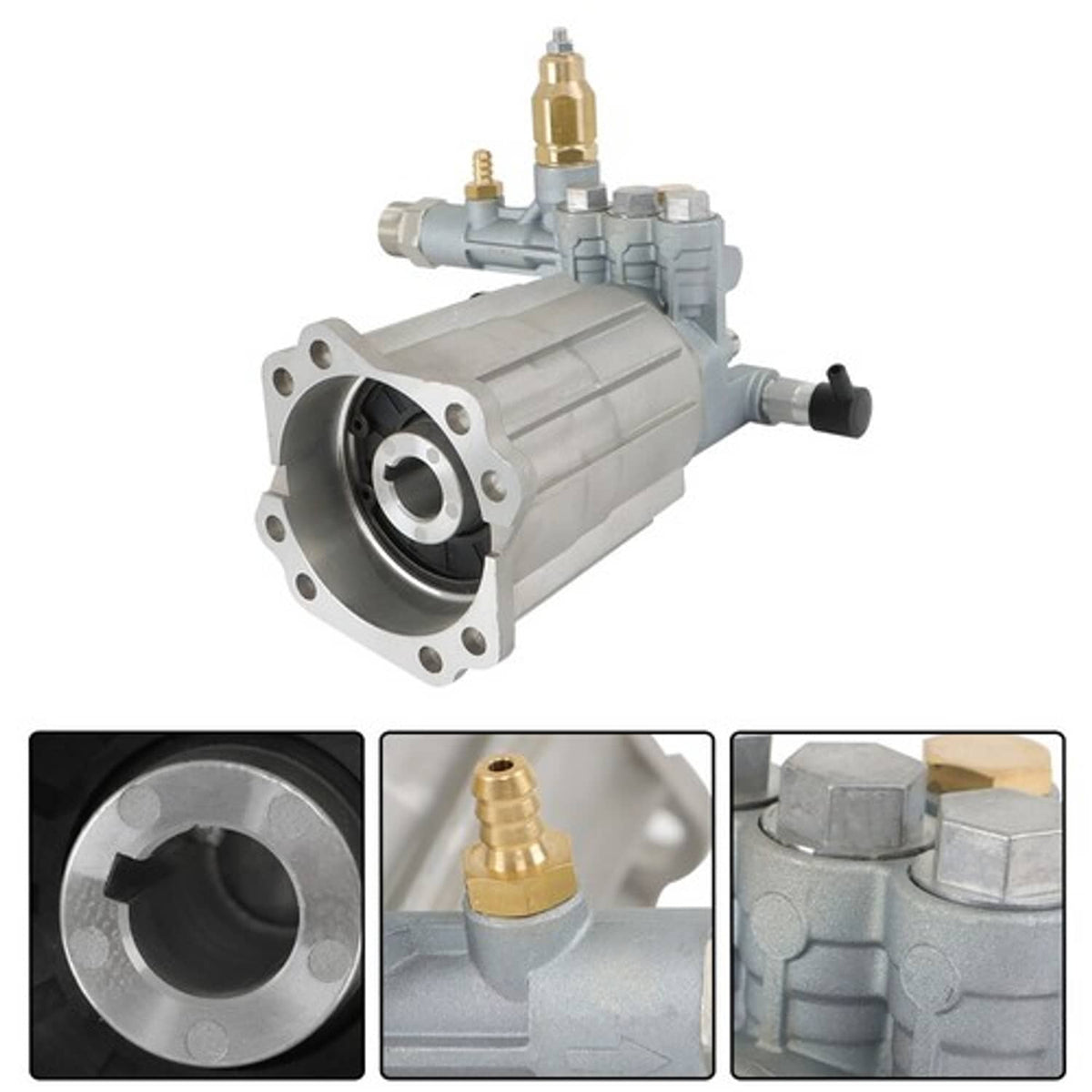 Solid Spare Replacement For 0H9565 0K1663 2.2 GPM 2400 PSI Axial Pressure Washer Pump