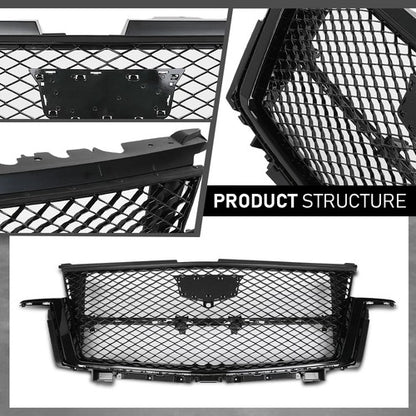 Solid Spare Fit For 2021 2022 2023 Cadillac Escalade Front Grille Assembly Black 84830289