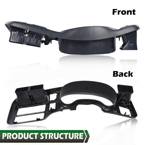 Solid Spare Dark Gray Dash Trim Bezel Fit For 1998-2004 Blazer Jimmy Sonoma S10 Bravada New