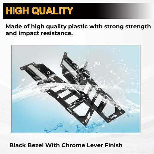 Solid Spare Pair Interior Door Handle For 88-89 94 Chevy GMC C/K1500 Suburban Chrome Lever