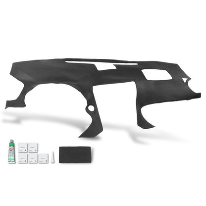 Solid Spare TPE Dashboard Dash Cover Cap Overlay Black Fit For 2006-2013 Lexus IS250 IS350