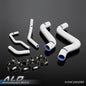 Solid Spare Fit For Fiat Coupe 2.0 16V GT Trubo White Silicone Radiator Hose+Clamps Kit