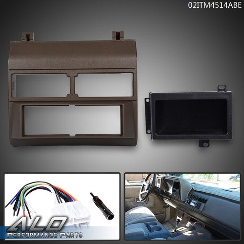 Solid Spare Fit For 88-94 Chevy GMC Trucks Car Stereo Radio Dash Kit Antenna Harness