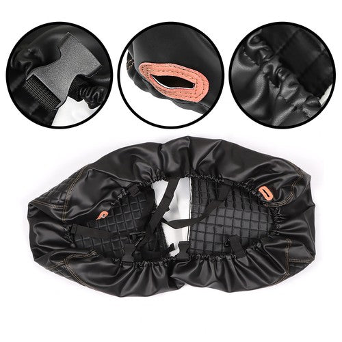 Solid Spare Black Golf Cart Diamond Seat Cover Kit For Club Car Precedent Seat Cushion
