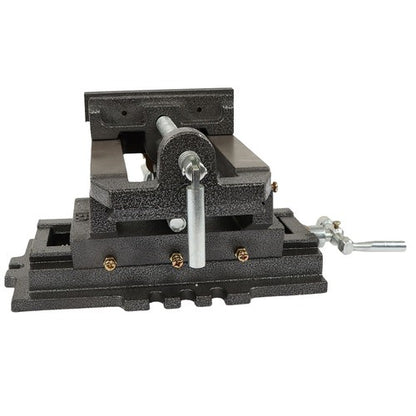 Solid Spare Machine Heavy Duty Cross Drill Press Vise Slide Metal Milling 6" 2 Way Clamp
