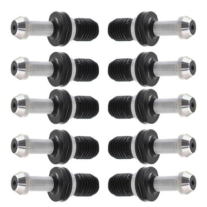 Solid Spare For Kira Okuma Roku-Roku CNC 10Pcs BT40 60°0.589" Pull Stud Retention Knob