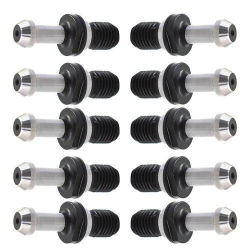 Solid Spare For Kira Okuma Roku-Roku CNC 10Pcs BT40 60°0.589" Pull Stud Retention Knob