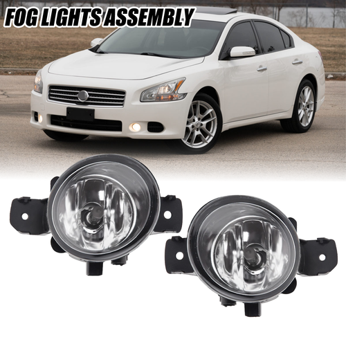 FOR NISSAN MAXIMA 2009 2010 2011 2012 2013 2014 FRONT BUMPER FOG LIGHT LAMP PAIR