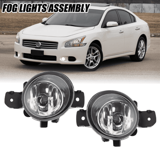 Solid Spare FOR NISSAN MAXIMA 2009 2010 2011 2012 2013 2014 FRONT BUMPER FOG LIGHT LAMP PAIR