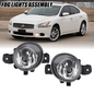 FOR NISSAN MAXIMA 2009 2010 2011 2012 2013 2014 FRONT BUMPER FOG LIGHT LAMP PAIR