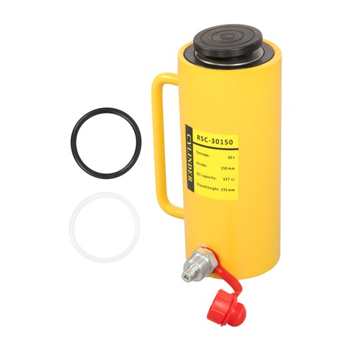 Solid Spare 6" Stroke Single Acting Lifting Cylinder 30Ton Portable Hydraulic Cylinder Jack