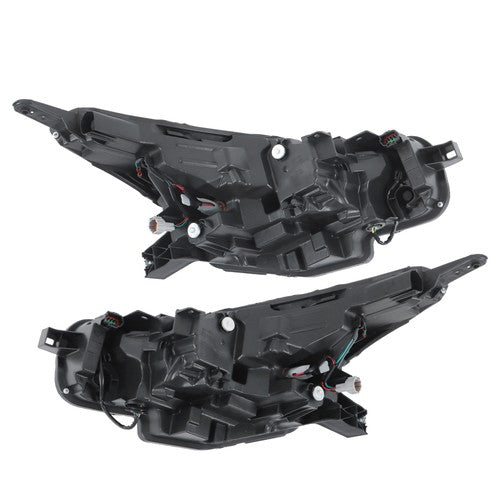 Solid Spare Clear Lens New For Nissan Versa S SR SV 2020-2021 Pair Headlight Replacement LED