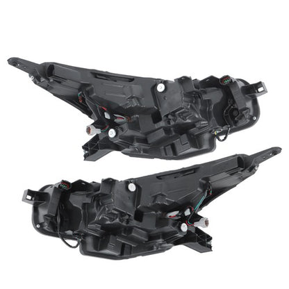 Solid Spare Clear Lens New For Nissan Versa S SR SV 2020-2021 Pair Headlight Replacement LED