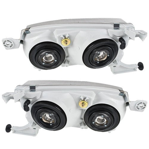Solid Spare For Toyota Corolla 2001-2002 Headlights Headlamp w/Corner Signal Lamp Pair