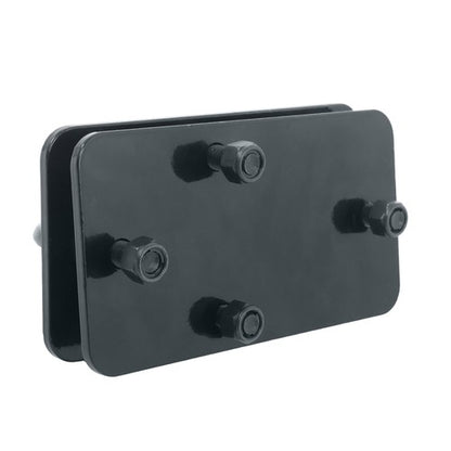 Solid Spare 2 Pack Tractor Bucket Hooks with Tie down Ring, Grade 70 Forged Steel Black