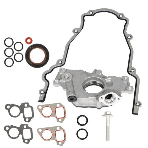 Solid Spare High Volume Oil Pump Change Kit With Gaskets RTV For GM LS 5.3L 6.0L