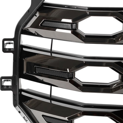 Electroplated Black For Toyota Tundra Platinum 2022 2023 2024 Front Bumper Grill