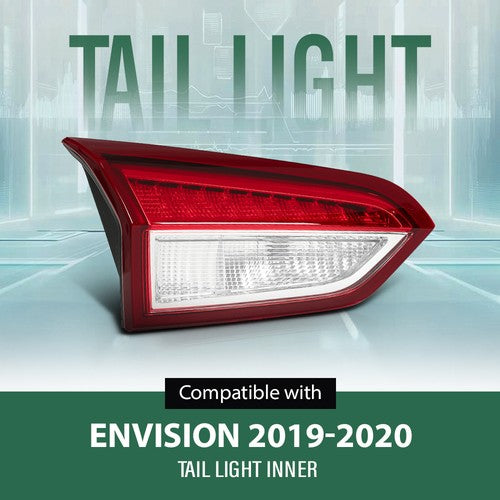 Solid Spare LED Tail Light Inner Rear Lamp Fit For 2019-2020 Buick Envision Left Side