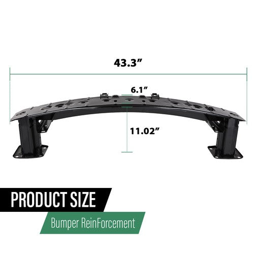 Solid Spare Front Bumper Reinforcement Steel Fit For 14-17 Mazda 6 GHP950070A MA1006151