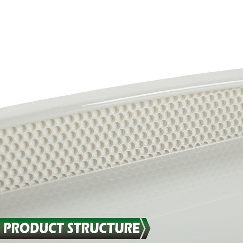 Solid Spare Fit For 2005-2011 Toyota Tacoma Pickup Front Sport Hood Bulge Scoop Kit White