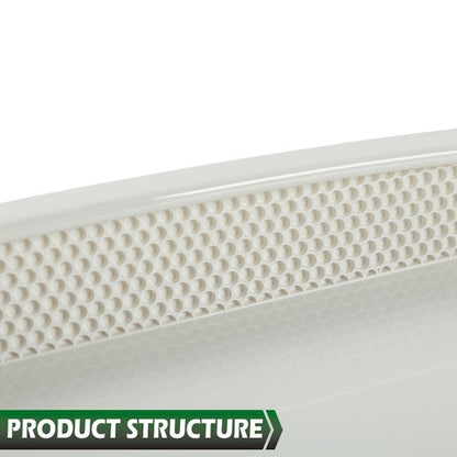 Solid Spare Fit For 2005-2011 Toyota Tacoma Pickup Front Sport Hood Bulge Scoop Kit White