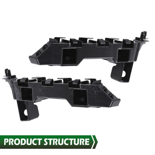 Solid Spare Fit For 2018-2021 Honda Accord Sedan Front Bumper Retainer Bracket Left+Right