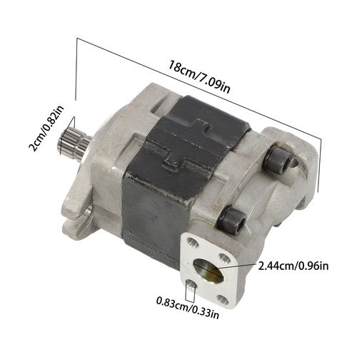 Solid Spare Hydraulic Pump for Kubota M105S M108S M95S M96S Series Tractors 3N300-82200 New