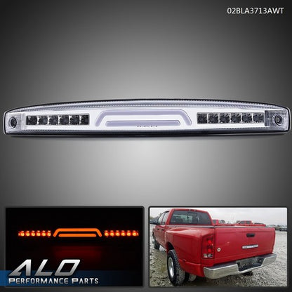 Solid Spare FIT FOR 2003-2006 DODGE RAM CHROME LED THIRD BRAKE LIGHT TAIL GATE CENTER LAMP