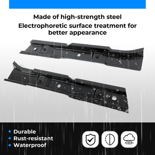 Solid Spare Metal Body Mounts Torque Boxes Floor Pan Supports Braces FOR 97-06 Wrangler TJ