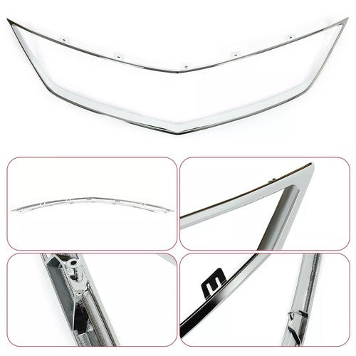 Front Chrome Grille Grill Trim Frame For 2016-2018 Acura ILX Base 71122TX6A51