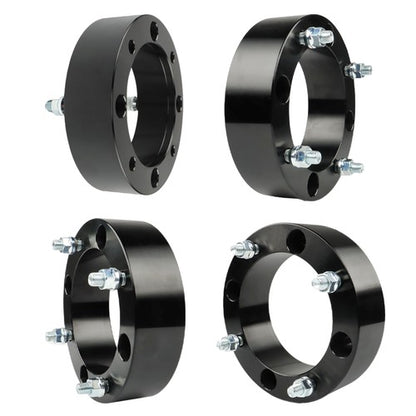 Solid Spare For Polaris Ranger RZR Wheel Spacers 4x156 2" 131mm M12x1.5 4Pcs Silver 2013+