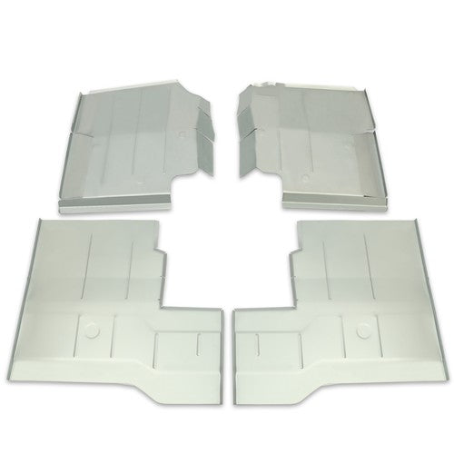 Solid Spare Front & Rear Floor Pans 4PC Kit For Jeep CJ7 CJ8 Scrambler & YJ Wrangler 76-96