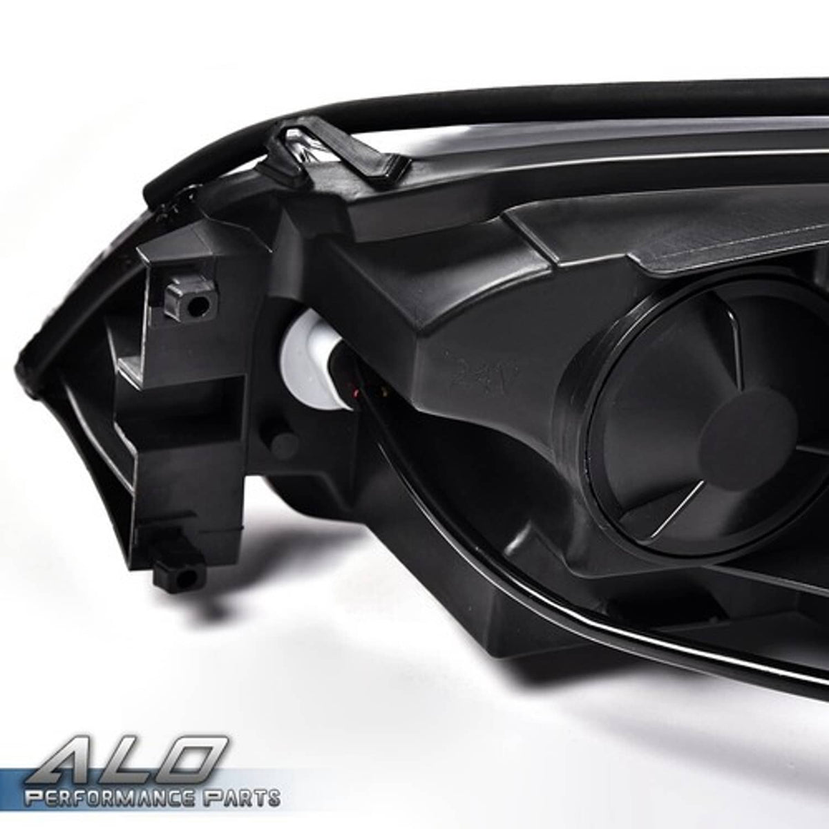 Solid Spare For 06-16 Chevy Impala Limited Black Housing Amber Corner Headlight Headlamps