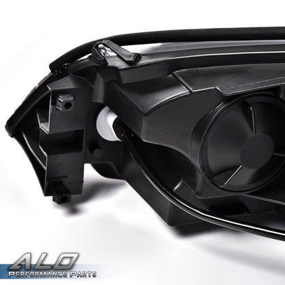 Solid Spare For 06-16 Chevy Impala Limited Black Housing Amber Corner Headlight Headlamps