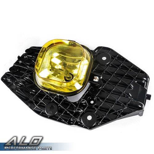 Solid Spare Fit For 11-16 Ford F250 F350 F450 XLT Super Duty Yellow Bumper Fog Lights+Switch