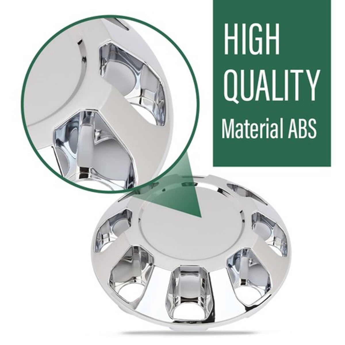 Solid Spare Fit For 15-20 GMC Sierra 2500HD 3500HD Wheel Center Cap 4pcs 22909152