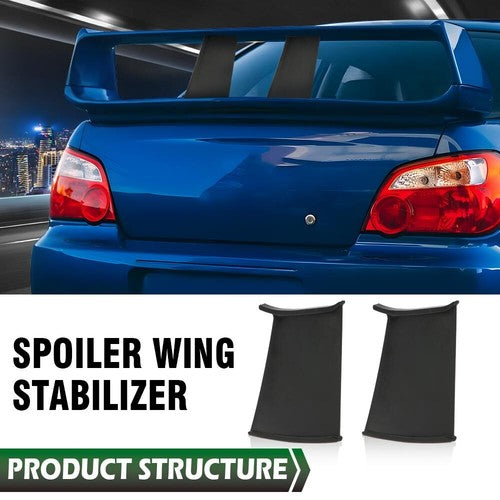 Solid Spare Fit For 02-07 Subaru Impreza WRX STi Spoiler Wing Stiffi Support Stabilizer