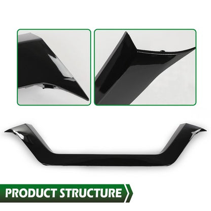 Solid Spare Fit For 17-20 Nissan Rogue Front Bumper Grille Black Trim Molding NI1044114