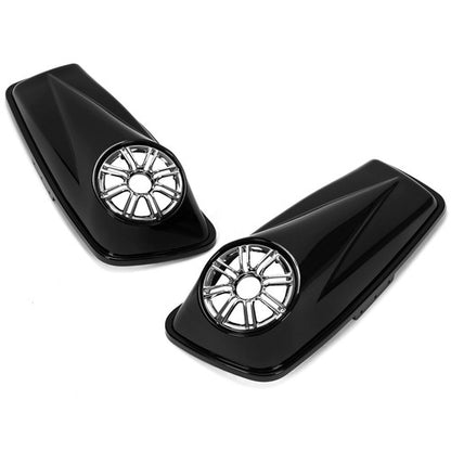 Solid Spare 6.5" Saddle bags Speaker Lids For Harley Touring Road King Street Glide 2014-24