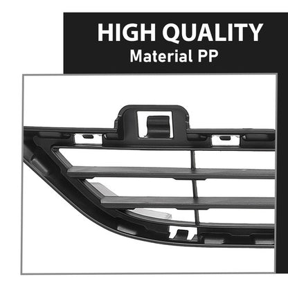 Solid Spare Bumper Grille Fit For 14-18 BMW X5 Black Plastic Front Center Upper BM1036182