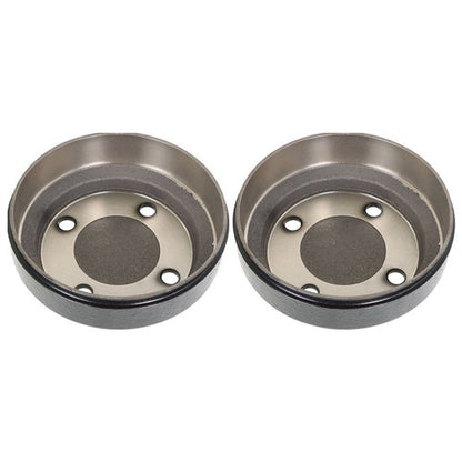 Solid Spare 2× Rear Brake Drums 1995-Up Fits For Club Car DS & Precedent Electric Golf Carts