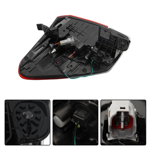 Solid Spare For Subaru Forester 2019-2021 Passenger Side Tail Light Lamp Clear Lens LED New
