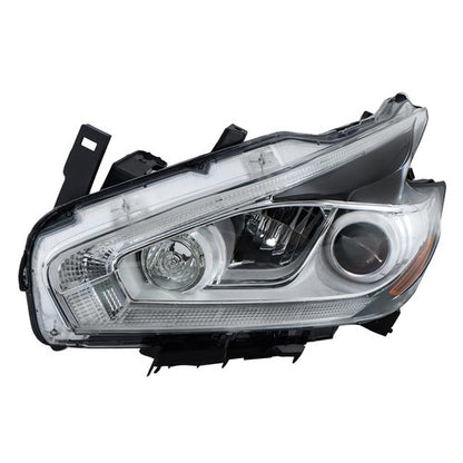 Solid Spare LH/Driver Headlight Headlamp Clear LED Type For Nissan Murano Platinum 2015-2018
