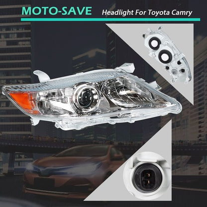 Solid Spare Headlight Fit For Toyota Camry LE XLE 2010-2011 Passenger Right Side RH