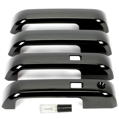 Solid Spare Door Handle Cover For 17-22 Ford F250 F350 Super Duty W/SmartKey Touch 4 Door