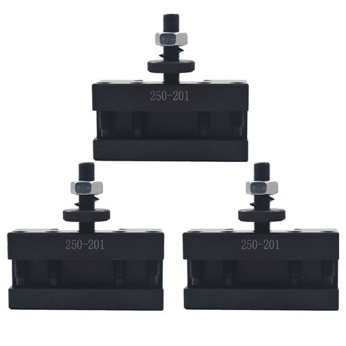 Solid Spare 3Pcs BXA #1 Quick Change Turning & Facing Tool Post Holder 250-201 For Lathe