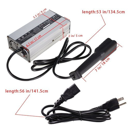 Solid Spare For Yamaha Drive G29 2007-Up USA 48V 6A Golf Cart Battery Charger 3 Pin
